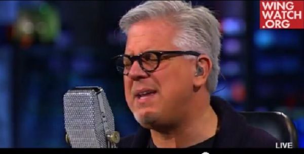 glenn beck cries