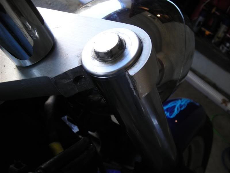 Neck bearing install fight and HD fork slider cap install Honda VTX