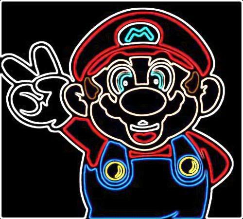 neon mario