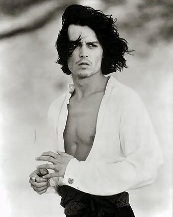 Johnny Depp Black And White. Other,Black and White
