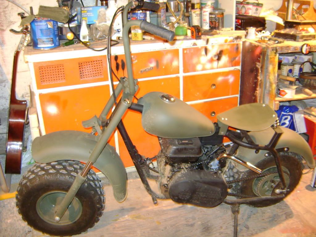 mini bike with ape hangers