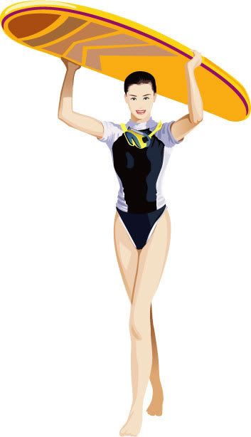 060 Converted vector photo 060 Converted vector Free Vector Graphics Surfers