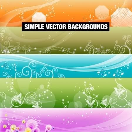 Blogger Backgrounds on Vector Background