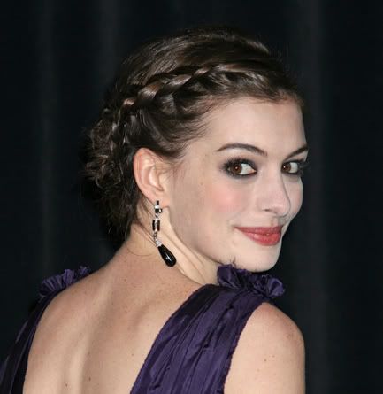 anne hathaway updos