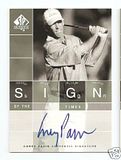 CoreyPavin02SPAuthenticSignofthetim.jpg Corey Pavin 02 SP Authentic Sign of the times Auto image by nbahardcore