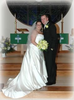 Posing after the ceremony