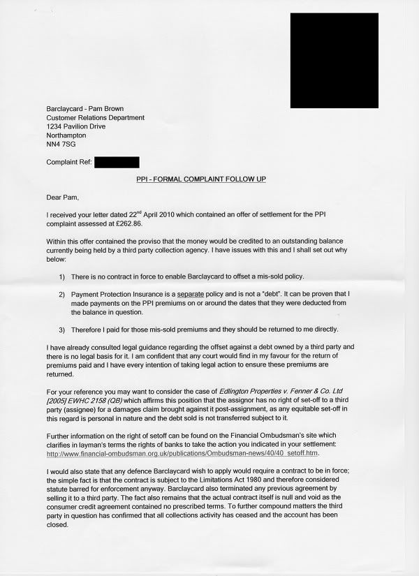 Barclaycard Ppi Claim >> Barclaycard Settlement For Ppi But Paying It To Dca Won Barclaycard Ppi Claim >> Barclaycard Settlement For Ppi But Paying It To Dca Won