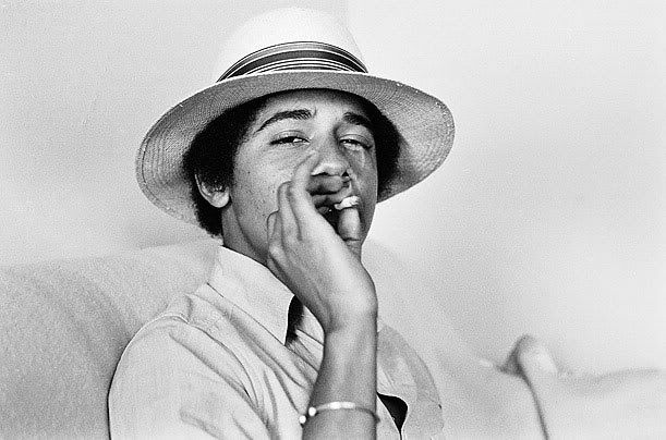 barack obama smoking a cigarette. a obamasmokingajoint obama