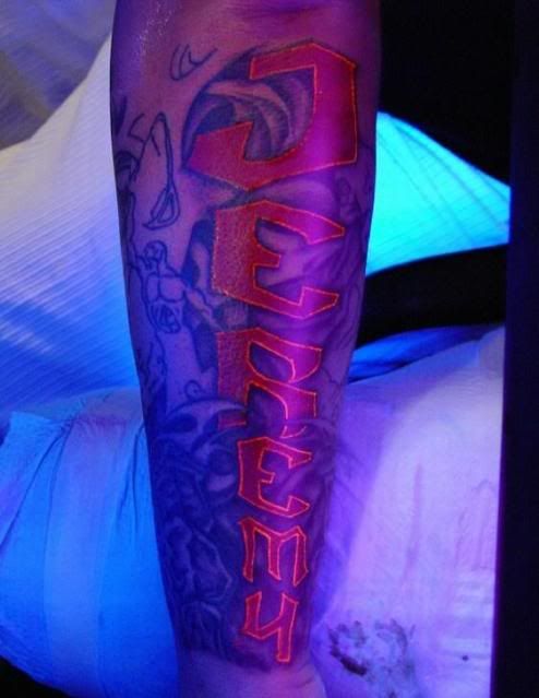 Some other pics of UV Tattoos :