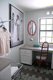 Laundry Room Art and DIY Clothes Pins Mirror