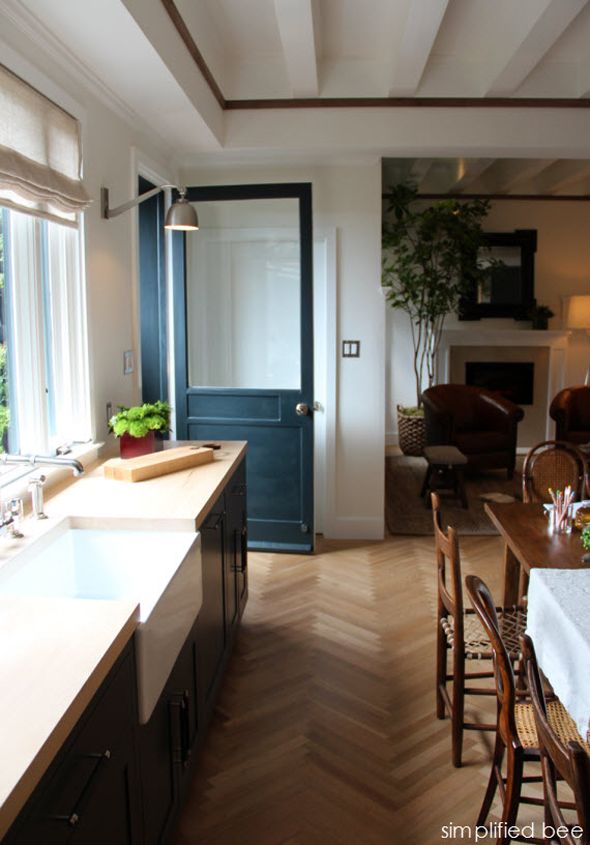  photo farn-house-kitchen-sink--herringbone-wood-floors--kitchen-door.jpg