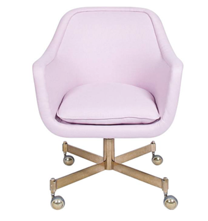 fluffy purple desk chair