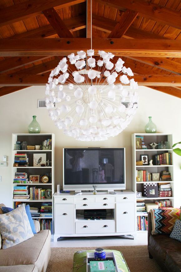 Room Tours Kristin S Living Room And White Sputnik Juniper Home