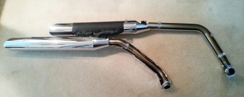 vtx 1300 true dual exhaust