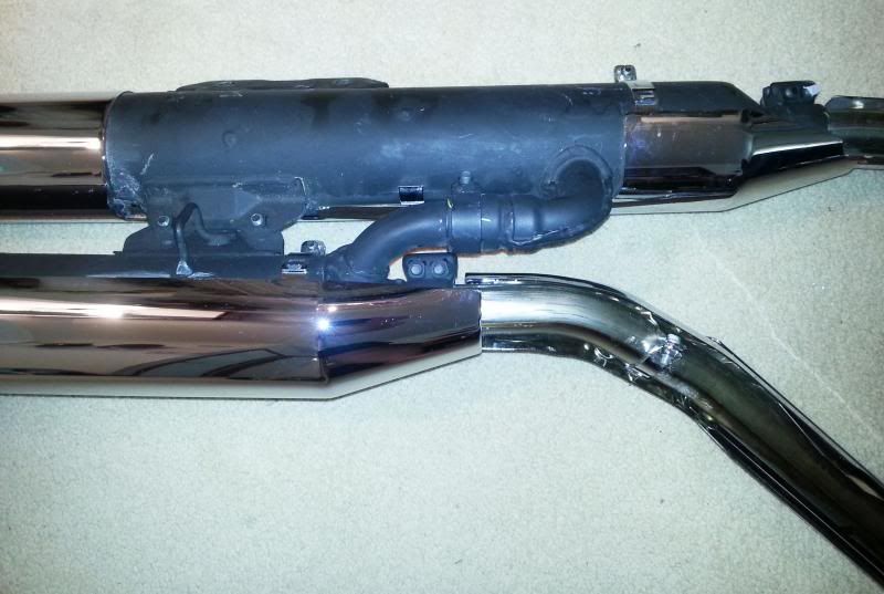 vtx 1800 dual exhaust