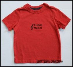 *SALE* Treble Maker embroidered Shirt 3 3T