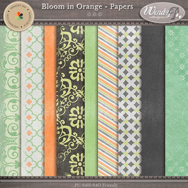 http://www.mscraps.com/shop/wendypdesigns-BloominOrangePapers/