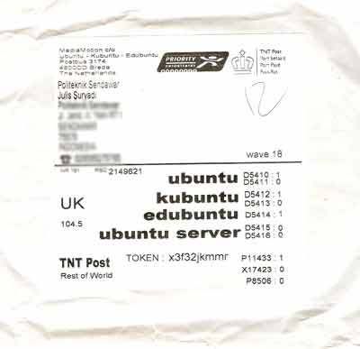 Ubuntu Shipping Envelope