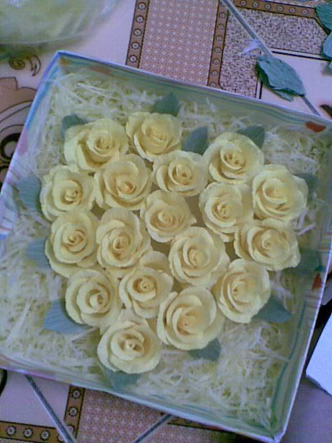 Hộp hoa giấy handmade