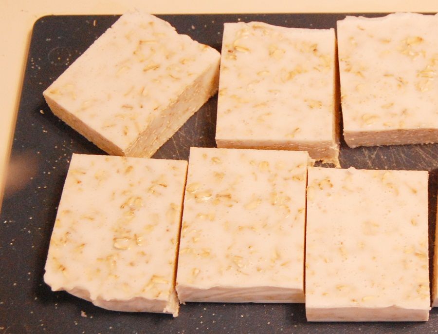 Homemade Honey Almond Oatmeal Soap Bars | Most-Liked Homemade Soap Recipes For Frugal Homesteaders