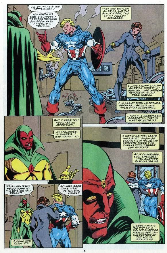 Cap and Natasha's bff spar