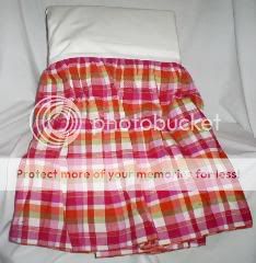 Full Bed Skirt by Bloomingdales HAPPY DAYS Plaid 15 drop  