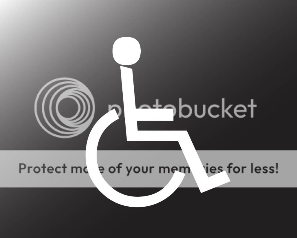 Handicap Decal Window Sticker Many Sizes and Colors