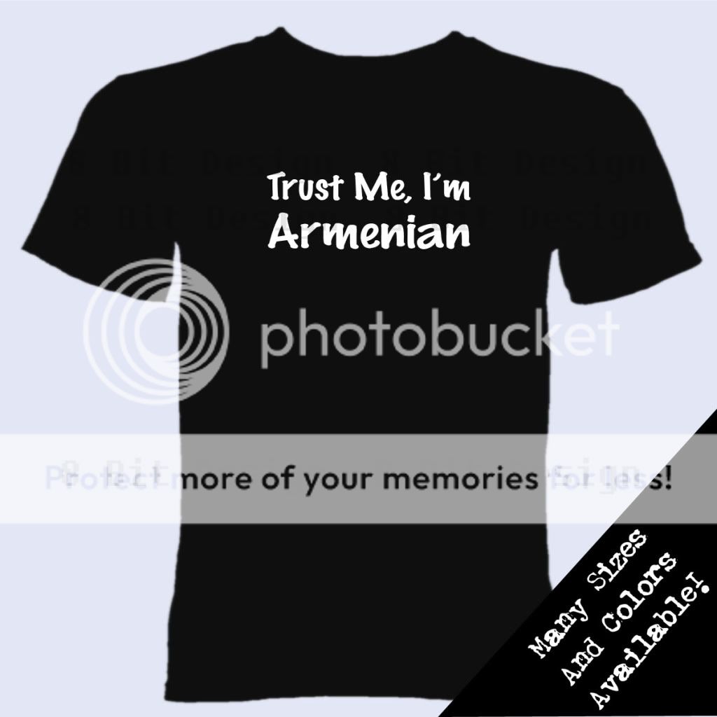 Trust Me Im Armenian T Shirt Heritage Pride Armenia Turkey Tee