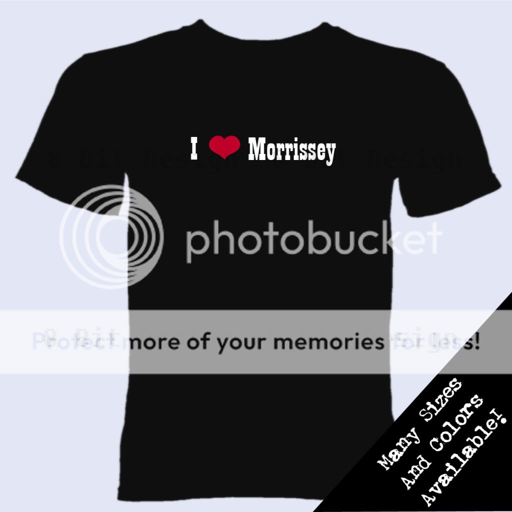 Love Morrissey T Shirt The Smiths Retro S 2XL  