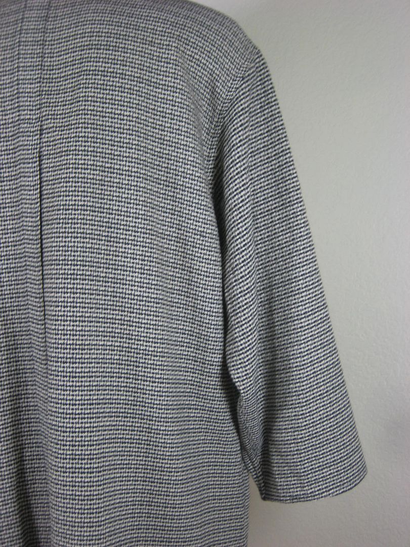 Vintage LORENZO Italy Wool Blazer Jacket Cape L 9 10  