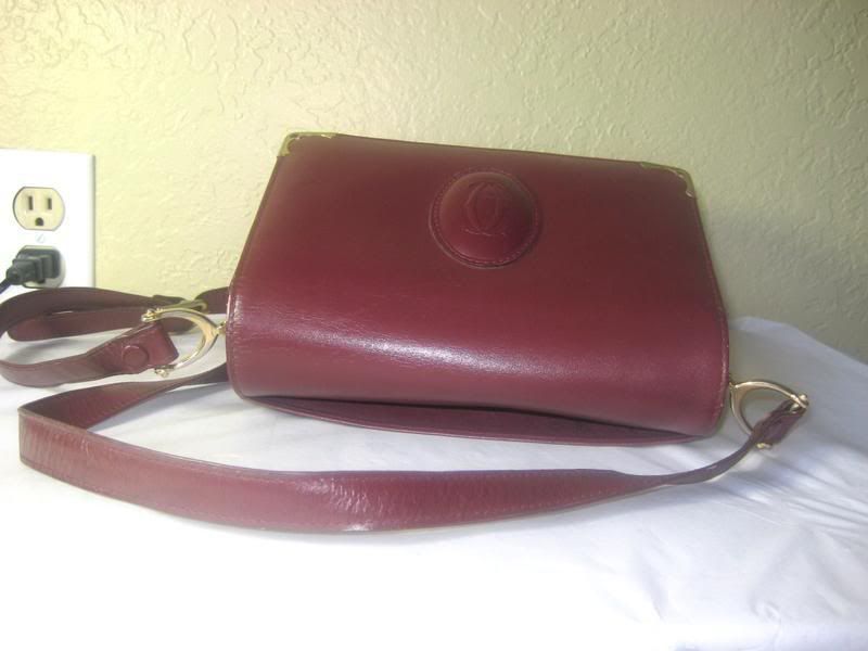 iDigVintage.com - Vintage CARTIER PARIS Messenger Bag Cartier Leather Bag
