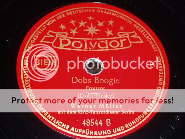 GERMAN 78 rpm RECORD Polydor WERNER MULLER Fox BERLIN  