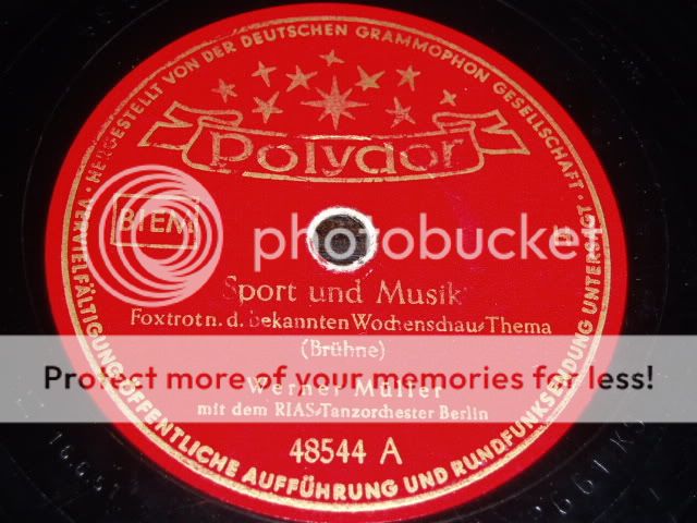 GERMAN 78 rpm RECORD Polydor WERNER MULLER Fox BERLIN  