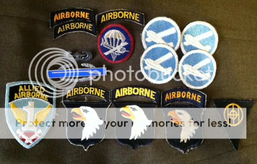 101st & Soaring Glider patches from 327th GIR vet - Wehrmacht-Awards ...