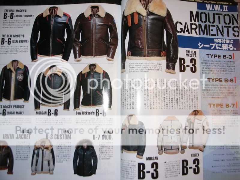 Military Jackets Book REAL MCCOY MA 1 A 2 B 3 Buzz Ricksons Navy 