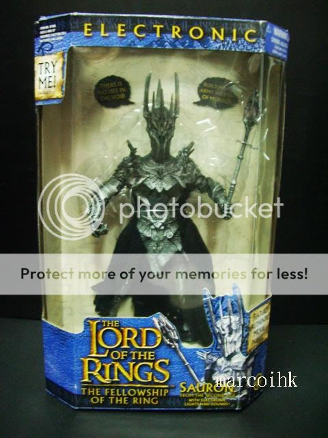 New Lord Of The Rings Rare Electronic Sauron Figure  