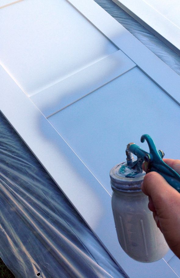 Little Green Notebook: How to Paint (and Even Wallpaper!) IKEA Furniture