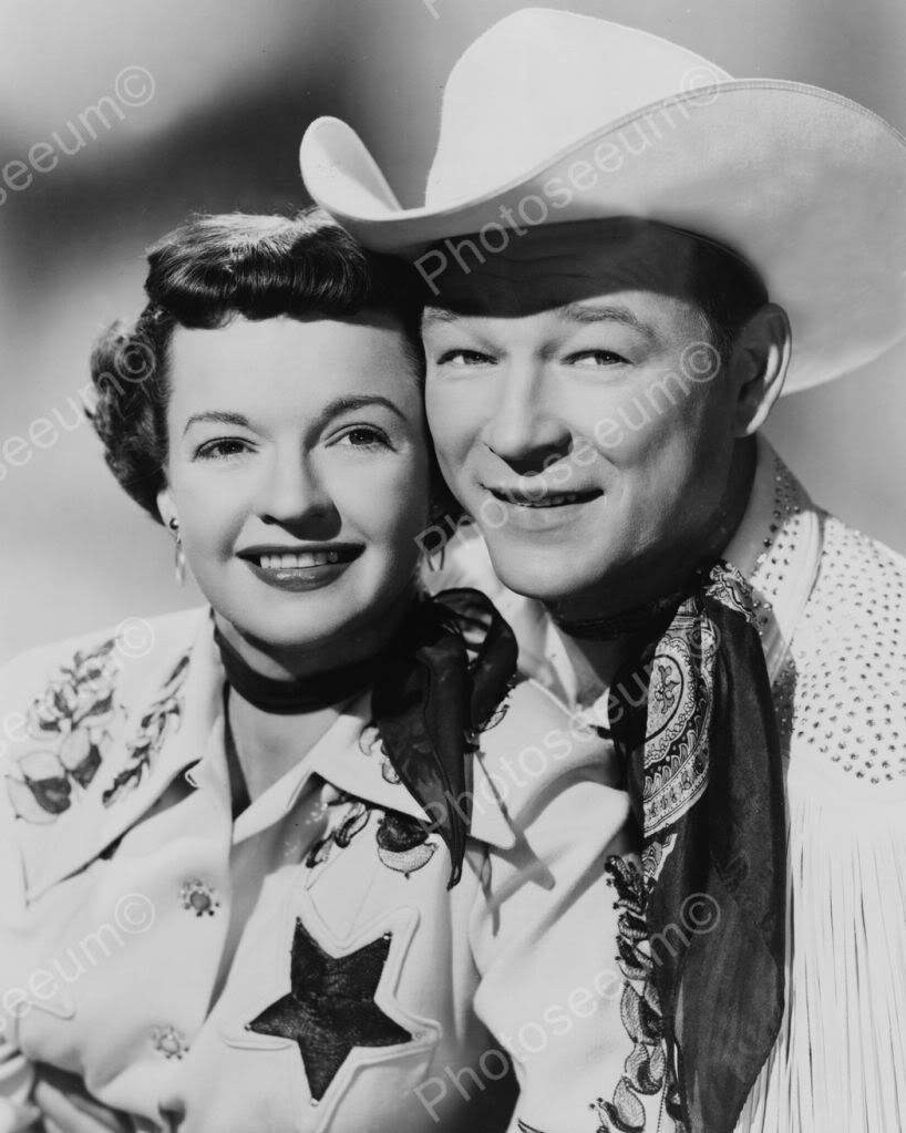 Roy Rogers & Dale Evans All Smiles! 8x10 Reprint Of Old Photo – Photoseeum