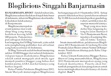 Blogilicious 2012 | Blogilicious Banjarmasin 2012