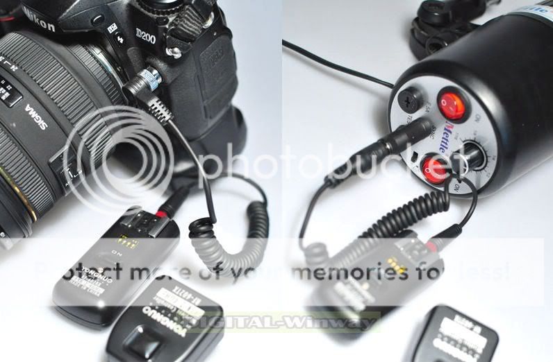 RF 602 Wireless Flash Trigger for Nikon with 2 Receiver  