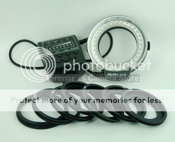 Meike LED Macro Ring Flash FC100 For Nikon Camera DSLR  