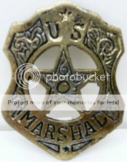 US Marshall Badge old west police Cowboy Badges 7  